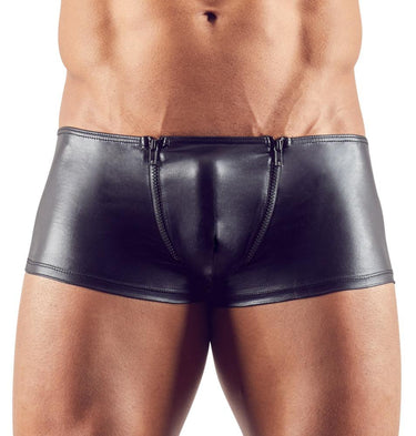 Svenjoyment Wet-Look Zipped Boxers